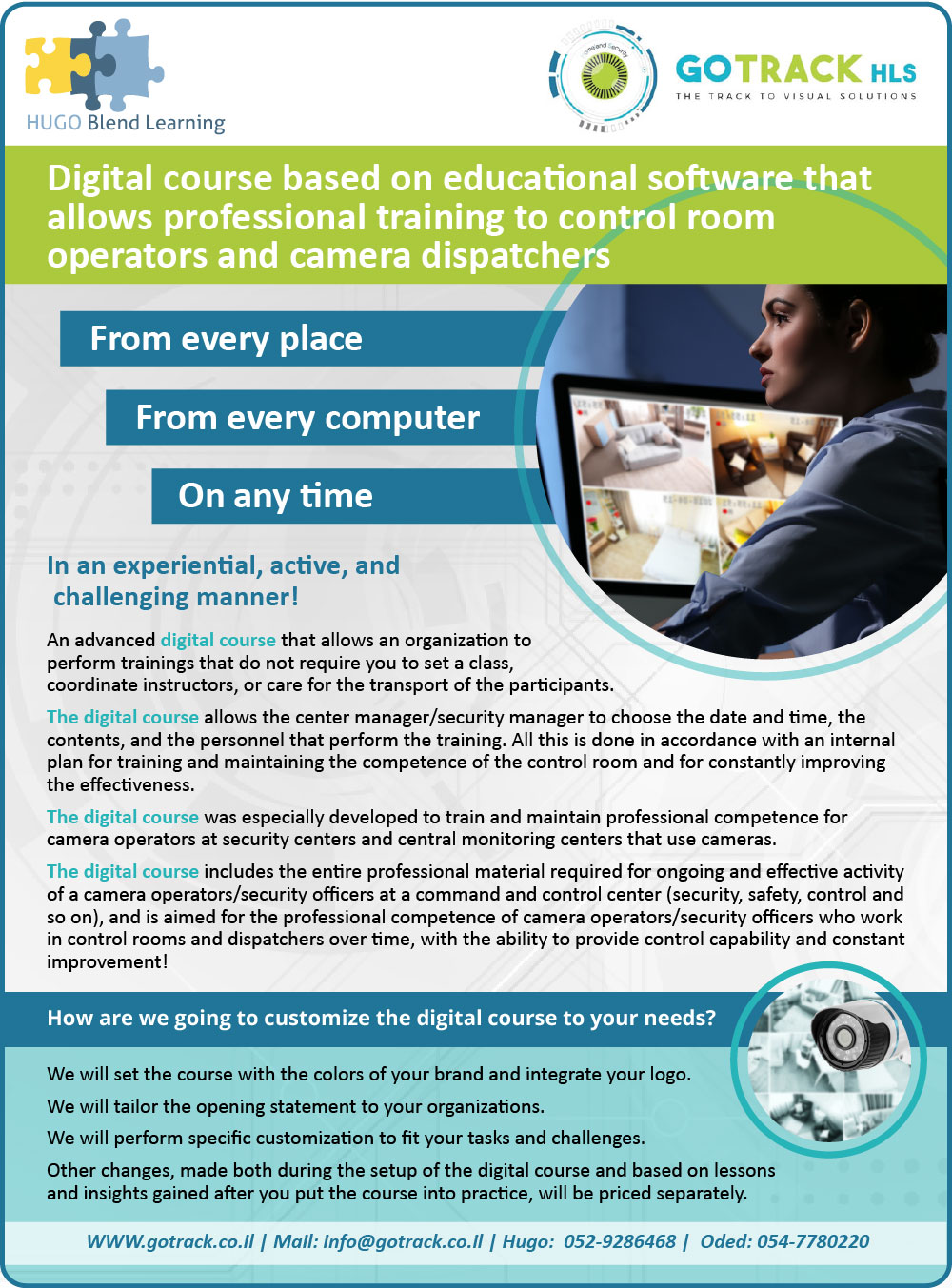 Digital Course - The monitoring center